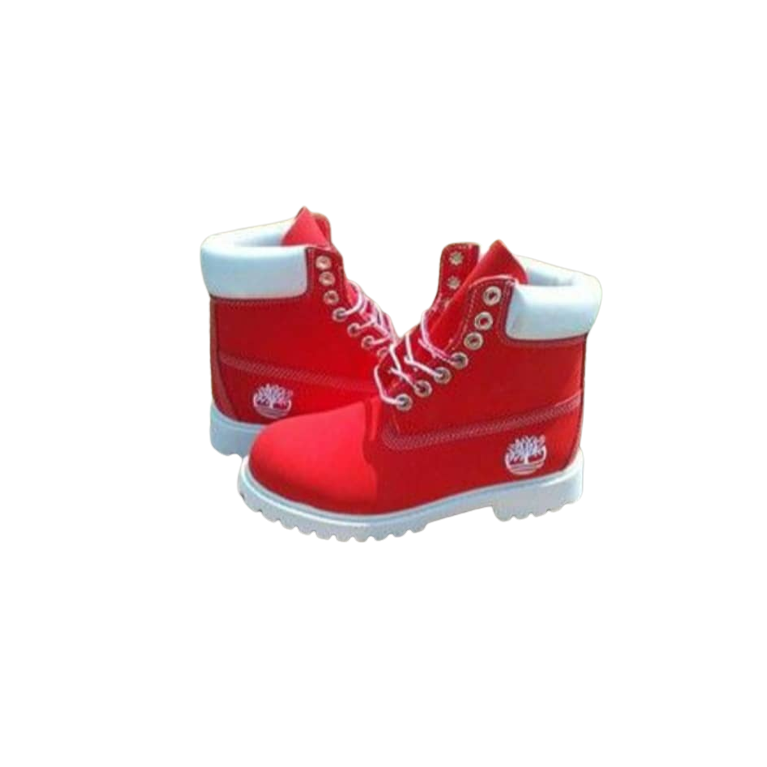 Timberland rouge et blanc hot sale